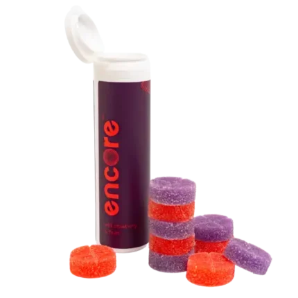 Encore Gummies Wild Strawberry and Fruits 600mg THC